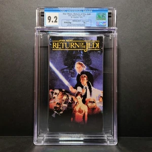 Star Wars: Return of the Jedi VHS (1983/90) - CGC Graded 9.2/A++ Factory Sealed! - Picture 1 of 7