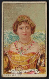 COHEN WEENEN - CELEBRITIES, GAINSBOROUGH ("400" BACK) - MISS BEATRICE LAMB - Picture 1 of 2