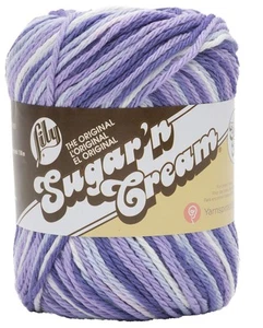 Sugar'n Cream Super Size Ombres Yarn, 3 oz, Purple Haze Ombre, 1 Ball - Picture 1 of 3