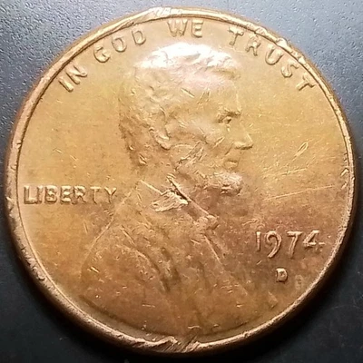 (Nov25) 1974 D Error Doubling On The Obverse Liberty, IN GOD WE TRUST - Image 1 of 4