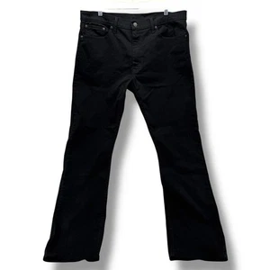 Pantalones de mezclilla negros ajustados rectos Levi’s 513 para hombre W36 L32 elásticos clásicos - Imagen 1 de 9