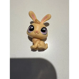Littlest Pet Shop LPS #245 Popper Tan Brown Bunny Rabbit Figure Toy Collectible - Picture 1 of 5