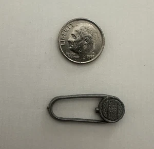 Marx La Batalla del Azul y Gris/Caballería Sprue Accesorio Plateado Pequeña Cantimplora - Imagen 1 de 1