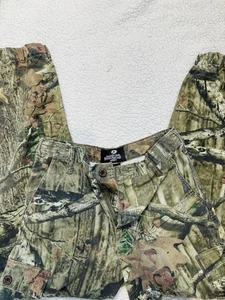 Boys Mossy Oak Break Up Camo Cargo Ankle Cuffed Pants Size 14/16 XL - Picture 1 of 7