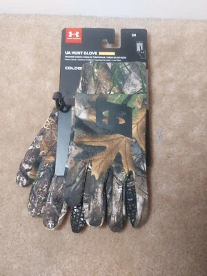 UNDER ARMOUR UA HUNT EARLY SEASON HUNTING GLOVES, REALTREE, 1318574-991, NWT - Image 1 of 2