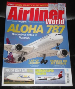 AIRLINER WORLD MAGAZINE - July 2024 - NEW - Without Virgin Atlantic Poster - Picture 1 of 3