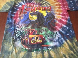 Camiseta vintage Holiday World Tie Dye Legend sin cabeza jinete montaña rusa M - Imagen 1 de 4