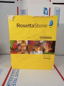 Rosetta Stone Spanish (Spain) Levels 1-3 Personal Edition Good Used ~ #119 - Picture 1 of 4