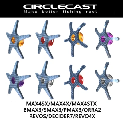 Carrete ABU de carbono completo Star Drag BMAX3/PMAX3/MAX4SX/MAX4 STX/MAX4X/SMAX3/REVO4X Foto 1 de 4