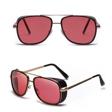 tony stark gafas rojas