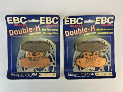EBC BRAKE PADS FA167HH 2 PACKS DOUBLE H SINTERED BRAKE PADS - Image 1 of 4