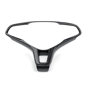 Carbon Fiber Style Steering Wheel Frame Cover Trim For Genesis GV70 2022-2024 - Picture 1 of 6