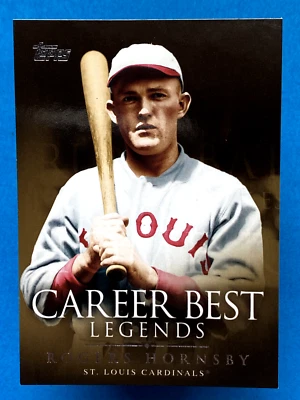 Actualización Topps Legends of the Game 2009 carrera Best Rogers Hornsby #LGCB-RB Foto 1 de 4