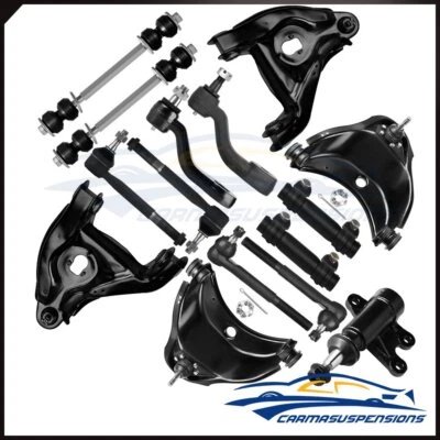 For 1993-1998 Chevrolet C1500 Silverado 15Pcs Front Control Arms Sway Bars Kit - Image 1 of 4