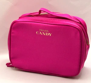 PRADA ~ PRADA CANDY PINK COSMETIC BAG /VANITY BAG / pouch 🎁NEW