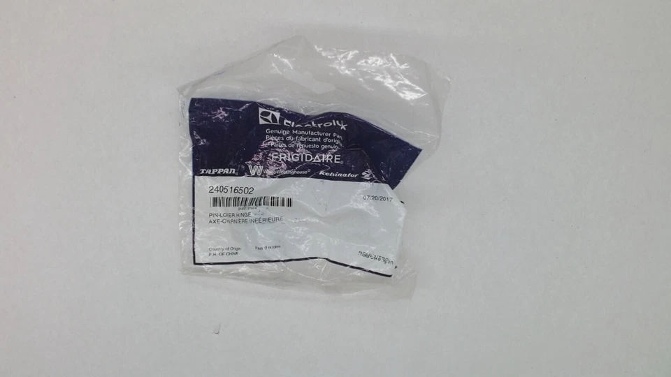 NUEVO OEM 240516502 Frigidaire pasador de bisagra OEM   Foto 1 de 1