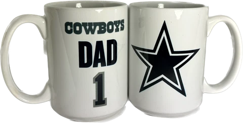Dallas Cowboys Coffee Mug 15 oz NFL Licensed NEW Cover