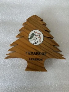 Quadro Targa da Parete in Legno Cedri del Libano - Foto 1 di 6