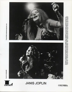 JANIS JOPLIN 2 DIFF. 8X10 FOTOS AUS COLUMBIA RECORDS/LEGACY + 1 BONUS PH - Bild 1 von 3