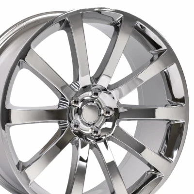 Rueda 20x9 para Dodge Chrysler 300 SRT estilo llanta cromada 2253 W1X Foto 1 de 4