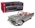 Mini Car 1/18 1957 Bel Air Convertible Silver Autoworld Chevrolet Reserved Item