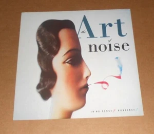 Póster promocional plano de 2 caras The Art of Noise Nonsense 12x12 sintetizador pop - Imagen 1 de 2