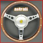 Classic Mini Steering Wheel 13" Inch Wood Rim Semi Dished  (Horn on Indicator)