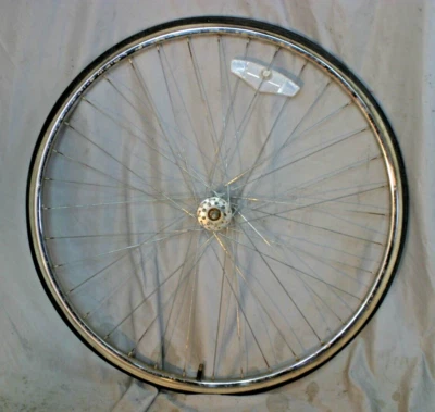 Femco 27" Front Road Bike Wheel High Flange Hub 94/22mm 36S AV Fast USA Shipper! - Image 1 of 4
