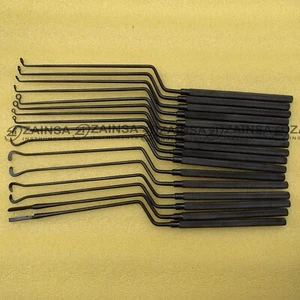 Hardy Pituitary Neuro Curettes Set Of 16 Surgical Instruments Transsphenoidal - Picture 1 of 9
