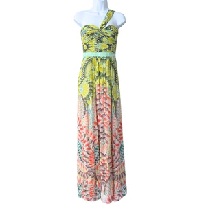 BCCBGMAXAZRIA 100 % Seide Maxi Inga Kleid Damengröße 0 Lippenstift rot Kombi Göttin - Bild 1 von 11