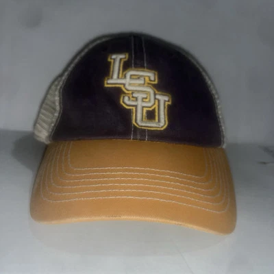 LSU Tigers NCAA football team trucker style mesh snapback Foto 1 de 4