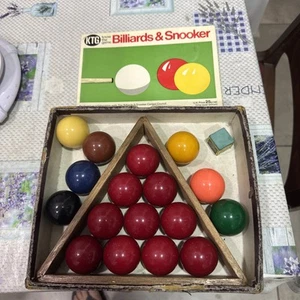 Vintage/retro snooker balls - Picture 1 of 6