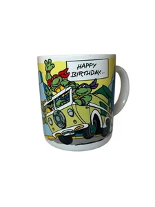 Teenage Mutant Ninja Turtles Tasse Happy Birthday Mirage Studios 1990 Vintage - Bild 1 von 7