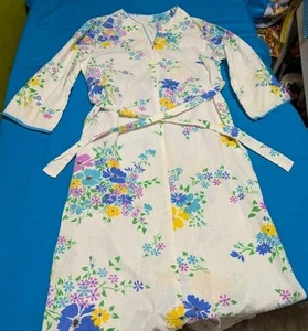 Groovy 60s 70s Mod Housedress By Allendale - Picture 1 of 9