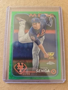 2024 Topps cromo - refractor verde #31 Kodai Senga #01/99 - Imagen 1 de 2