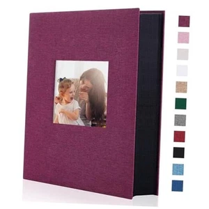 Fabric Photo Album 4x6 300 Large Capacity for Family Wedding Anniversary - Picture 1 of 7