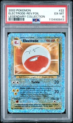 Electrode Reverse Holo #22 2002 Pokemon Legendary Collection PSA 6 250001 - Image 1 of 2