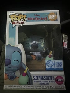 Funko Pop! Sleeping Stitch in Box beflockt #1607 - GameStop Ex.  - Bild 1 von 4