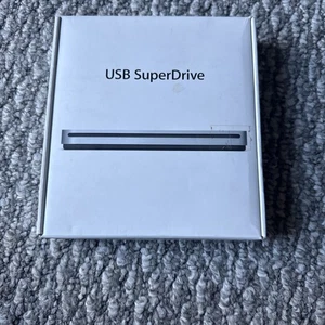Unidad óptica externa Apple USB SuperDrive A1379 MacBook iMac CD DVD grabadora - Imagen 1 de 7