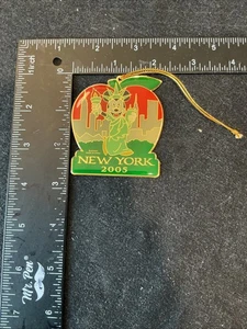 New York 2005 Statua Della Signora Liberty Topolino Vetro Decorazione Natalizia Città - Foto 1 di 8