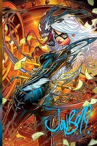 BLACK CAT #1 SIGNED VIRGIN JONBOY MEYERS HOLO COA FanExpo Canada LTD 400 PRESALE - Picture 1 of 2