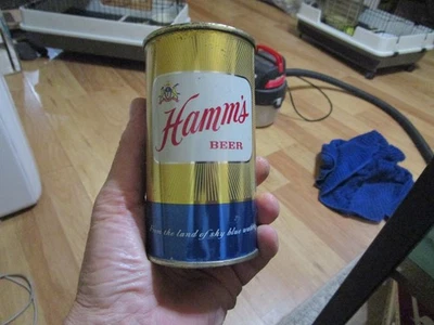 Hamm's limpio años 50 12 OZ. Lata de cerveza plana Hamm St. Paul 79-21 Foto 1 de 4