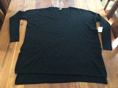 Size XL Women's CHARLOTTE RUSSE Black Sweater Pullover Retail $24.99 (AH) - Image 1 of 4