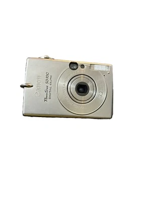 Canon PowerShot SD100 Digital ELPH Camera - Turns On For Parts - Image 1 of 4