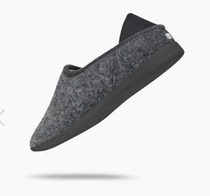 Mahabis Wool slippers UK 4.5 5 EU 38 Grey With Black Soles RRP £109 G30 - Picture 1 of 4