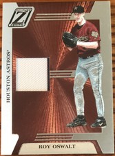 2005 Donruss Zenith Z-Jerseys Roy Oswalt #ZB-35 Houston Astros