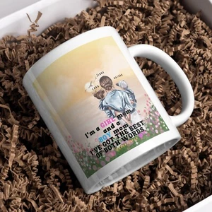 Girl Boy Mum Personalised Mother's Day Lovely Gift Mug Coffee Tea Cup 11oz 15oz - Picture 1 of 5