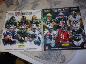 2018 & 2017 Panini Brand NFL Sticker Collection Albums NOS - Bild 1 von 7
