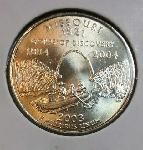 2003 Missouri D State Quarter - BU - Uncirculated Cover