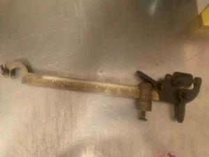 Vintage Brass & Cast Iron Scale Arm by Howe - Ex - Picture 1 of 4